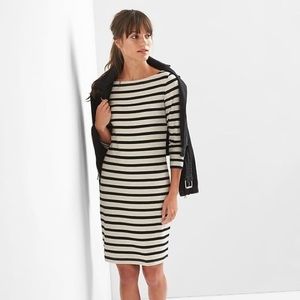 Gap Stripe Modern Tee Boatneck Dress